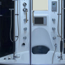 Maya Bath Valencia 2-Person Steam Shower & Tub Combo w/ TV - Serenity Provision
