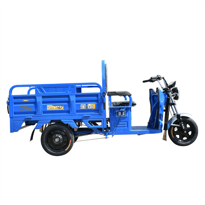 Electric Cargo Tricycle, 1650lb Load Capacity with Loading Car Hopper