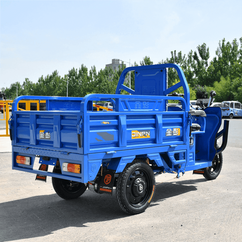 Electric Cargo Tricycle, 1650lb Load Capacity with Loading Car Hopper