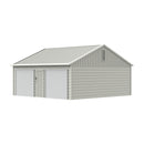 Chery Industrial 30 x 33 ft Double Garage Metal Shed with Side Entry Door