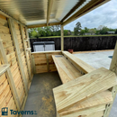 Upgrade interior countertop to 20" wide in lieu of 10"