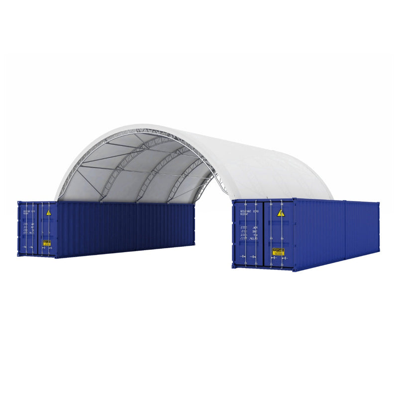 Gold Mountain 30'x40'x10' Double Truss Shipping Container Shelter