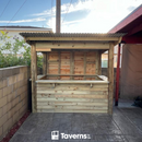 Taverns-To-Go 9 x 6 ft Castlebar Deluxe Backyard Patio Bar (MEDIUM)
