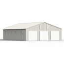 Chery Industrial 35 x 40 ft Three Car Garage Shed with Side Entry Door & Windows