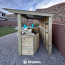 Taverns-To-Go 11 x 6 ft Dunbar Deluxe Backyard Patio Bar(LARGE)