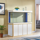 Aqua Dream 220 Gallon Tempered Glass Aquarium White and Gold AD-1760-WT - Serenity Provision