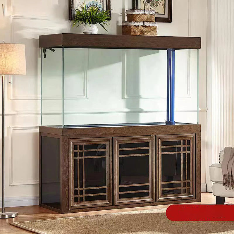 Aqua Dream 175 Gallon Tempered Glass Aquarium Darkwood AD-1560-BW - Serenity Provision