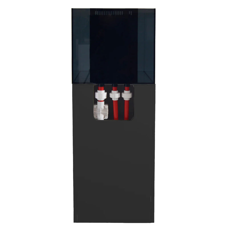 Aqua Dream 90 Gallon Coral Reef Aquarium Ultra Clear Glass Tank & Built in Sump All Black REEF-800-BK - Serenity Provision