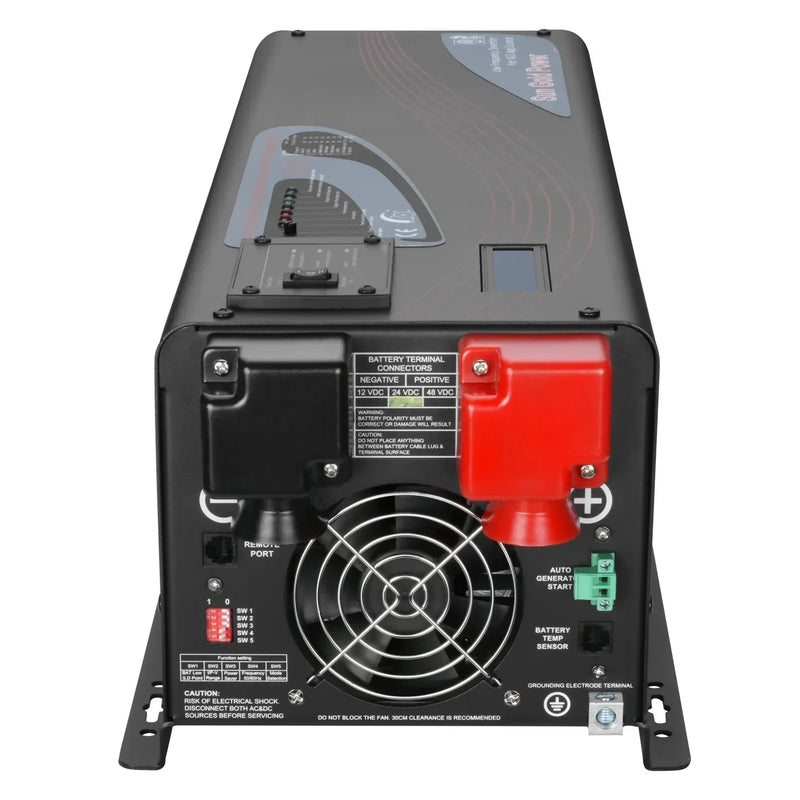 6000W DC 24V Split Phase Pure Sine Wave Inverter With Charger