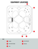 Canadian Spa Gander 4-Person 15-Jet Portable Hot Tub - KH-10099