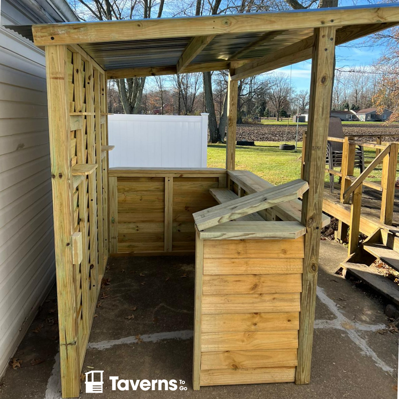 Taverns-To-Go 8 x 5 ft The Castlebar Backyard Patio Bar (MEDIUM)