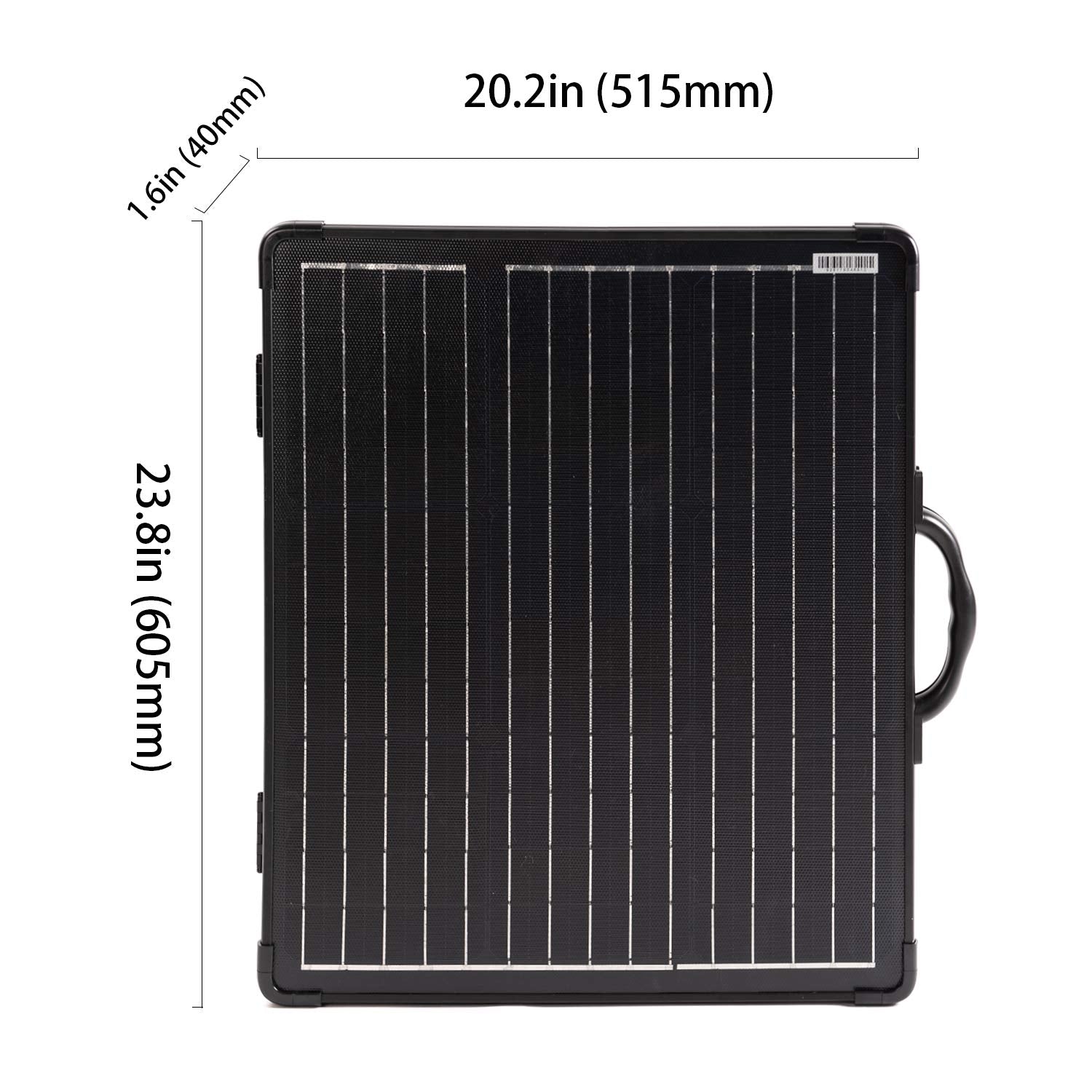 ACOPower Plk 100W Portable Solar Panel Kit, Lightweight 20A Charge Controller