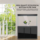 Aqua Dream 135 Gallon Tempered Glass Aquarium Black AD-1260-ABK - Serenity Provision