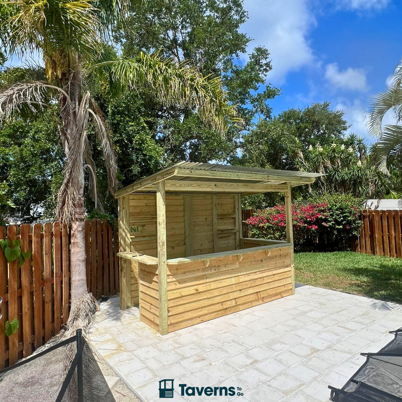 Taverns-To-Go 10 x 5 ft The Dunbar Backyard Patio Bar (LARGE)