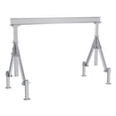 Vestil Aluminum Adjustable Height Gantry Crane With Adjustable Leveling Option 12 Ft. Wide x 8 Ft. Max Usable Height 4,000 Lb. Capacity Silver - AHA-4-12-8-ALO