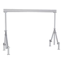 Vestil Aluminum Adjustable Height Gantry Crane With Adjustable Leveling Option 15 Ft. Wide X 12 Ft. Max Usable Height 2,000 Lb. Capacity Silver - AHA-2-15-12-ALO