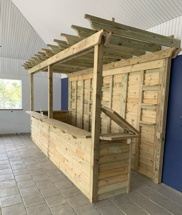 Taverns-To-Go 16 x 6 ft The Forest Hill Backyard Patio Bar