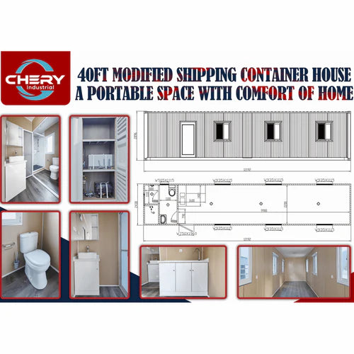 Chery Industrial 40ft Modified Container House - SUICH12192LS - Serenity Provision