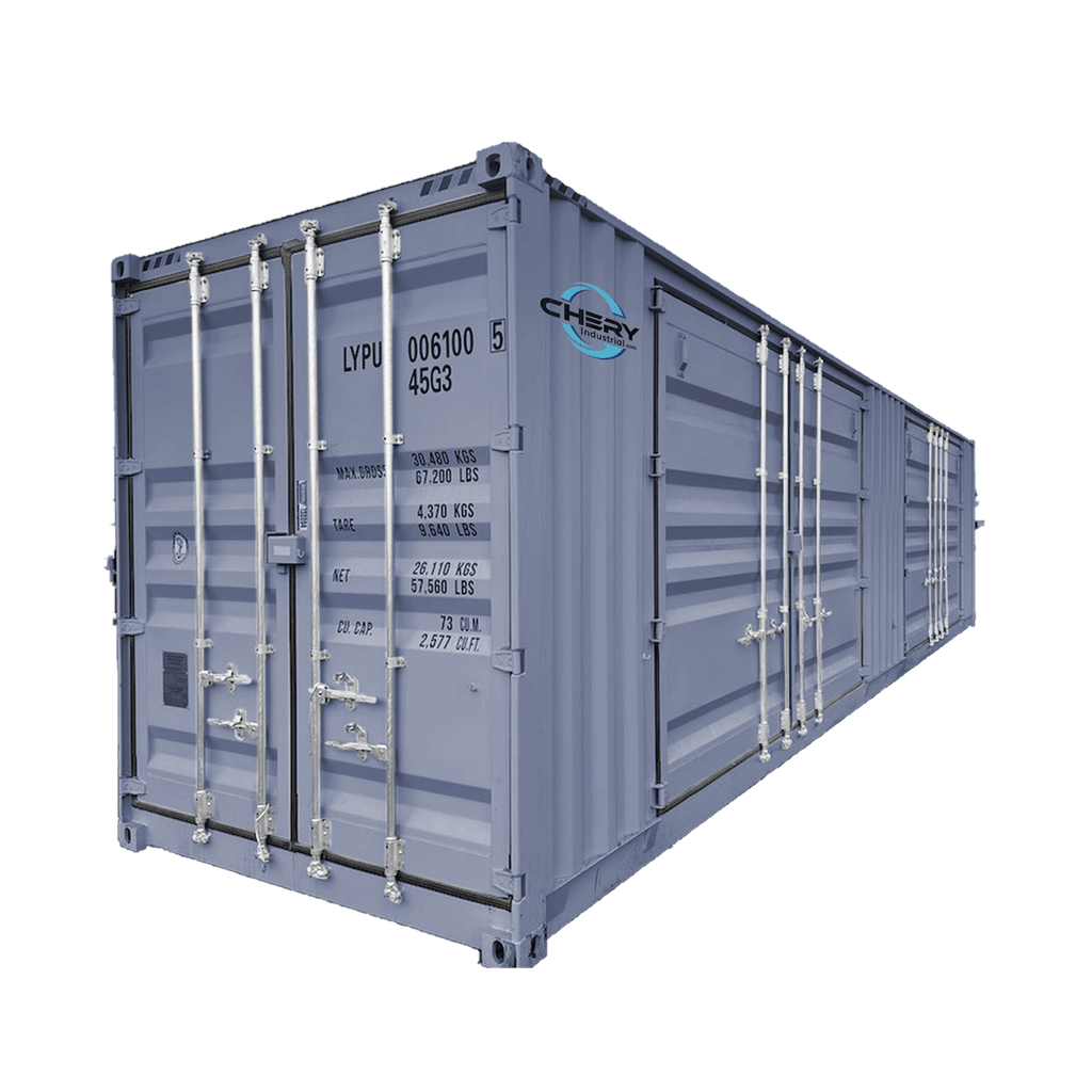 40ft High Cube Two Multi Doors Container with Logo