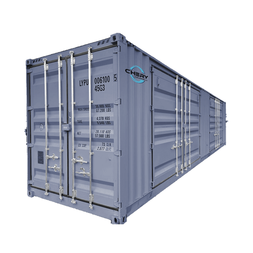 40ft High Cube Two Multi Doors Container with Logo