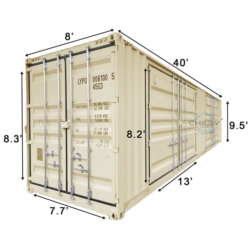 40ft High Cube Container with 2 Side Doors 40ft High Cube Container with 2 Side Doors