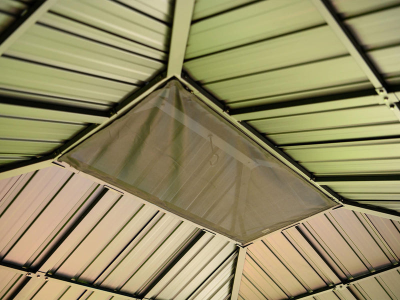 Gazebo Penguin Yosemite Gazebo 10'x12' Aluminum Frame Wood Finish - 41012-GP120