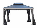Gazebo Penguin Yosemite Gazebo 10'x12' Aluminum Frame Wood Finish - 41012-GP120