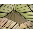 Gazebo Penguin Yosemite Gazebo Aluminum Frame Wood Finish 10'x12' 41012MR-62 - Serenity Provision