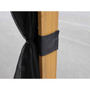 Gazebo Penguin Yosemite Gazebo Aluminum Frame Wood Finish 10'x12' 41012MR-62 - Serenity Provision