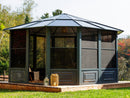 Gazebo Penguin Florence Solarium Freestanding Sunroom Polycarbonate Roof