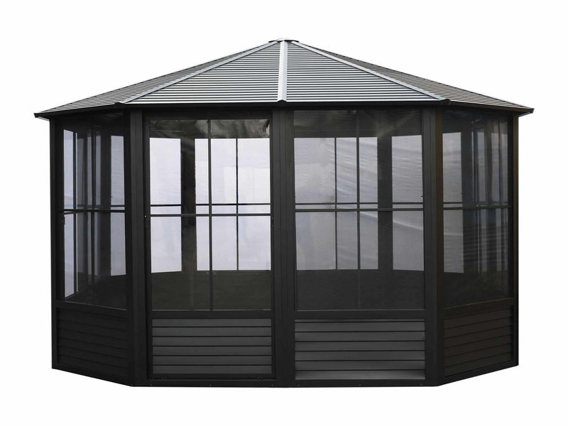 Gazebo Penguin Florence Solarium Freestanding Sunroom Metal Roof