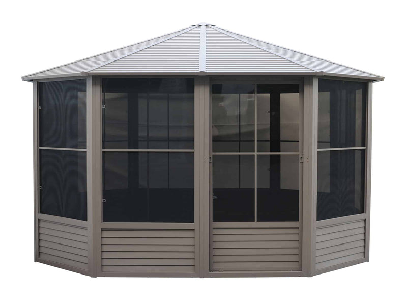 Gazebo Penguin Florence Solarium Freestanding Sunroom Metal Roof