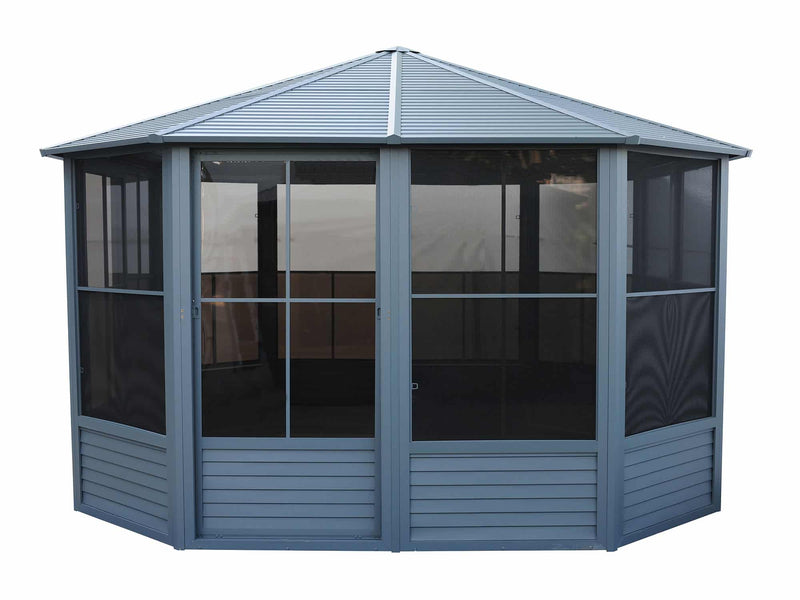 Gazebo Penguin Florence Solarium Freestanding Sunroom Metal Roof