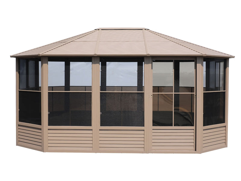 Gazebo Penguin Florence Solarium Freestanding Sunroom Metal Roof