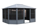Gazebo Penguin Florence Solarium Freestanding Sunroom Metal Roof