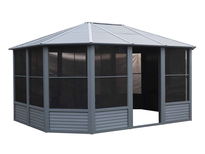 Gazebo Penguin Florence Solarium Freestanding Sunroom Metal Roof