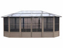 Gazebo Penguin Florence Solarium Freestanding Sunroom Polycarbonate Roof