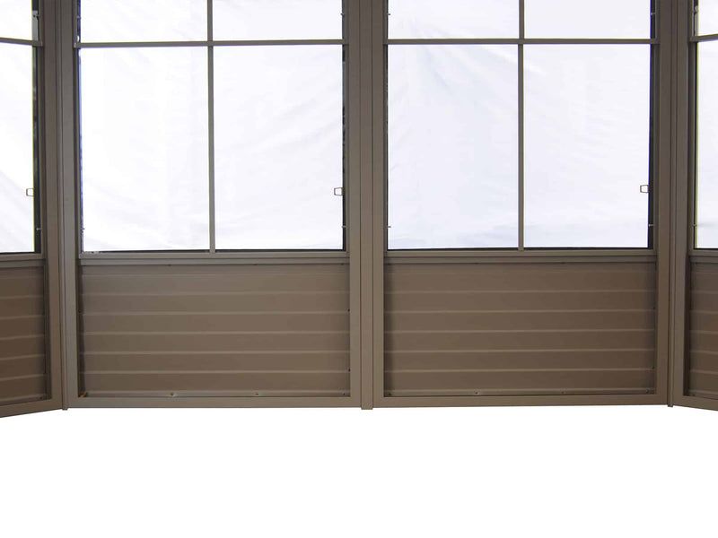 Gazebo Penguin Florence Solarium Freestanding Sunroom Polycarbonate Roof