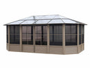 Gazebo Penguin Florence Solarium Freestanding Sunroom Polycarbonate Roof