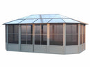 Gazebo Penguin Florence Solarium Freestanding Sunroom Polycarbonate Roof