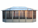 Gazebo Penguin Florence Solarium Freestanding Sunroom Polycarbonate Roof