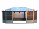Gazebo Penguin Florence Solarium Freestanding Sunroom Polycarbonate Roof