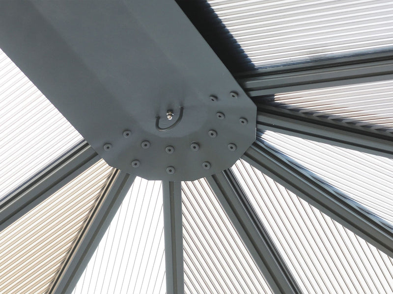 Gazebo Penguin Florence Solarium Freestanding Sunroom Polycarbonate Roof