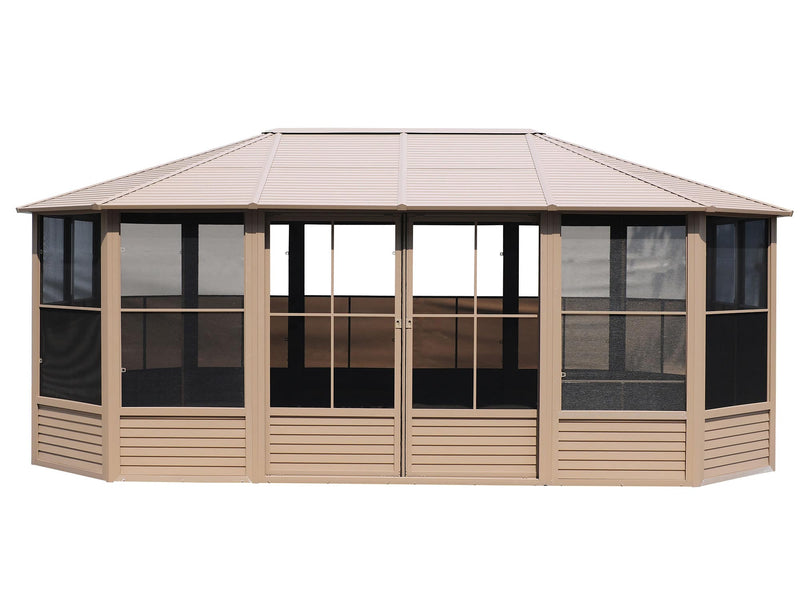 Gazebo Penguin Florence Solarium Freestanding Sunroom Metal Roof