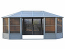Gazebo Penguin Florence Solarium Freestanding Sunroom Metal Roof