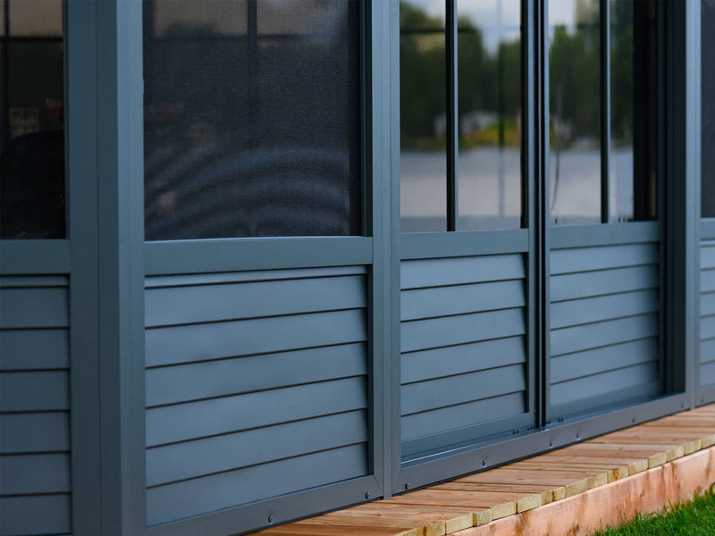 Gazebo Penguin Florence Solarium Freestanding Sunroom Metal Roof