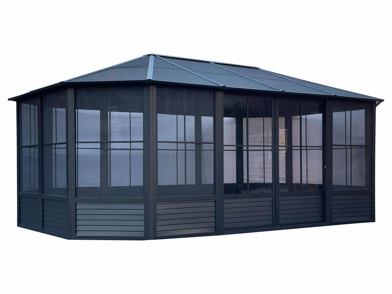 Gazebo Penguin Florence Solarium Freestanding Sunroom Metal Roof