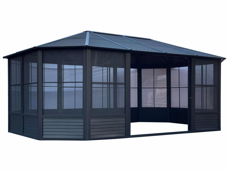 Gazebo Penguin Florence Solarium Freestanding Sunroom Metal Roof
