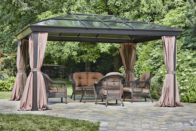Gazebo Penguin Venus Gazebo 12'x14' Polycarbonate Roof - 43224