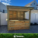 Taverns-To-Go 9 x 6 ft Castlebar Deluxe Backyard Patio Bar (MEDIUM)